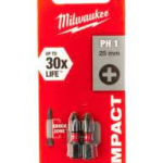 Blister pz.2 inserti PH1 (MILWAUKEE)