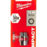 Blister pz.2 inserti TX40 (MILWAUKEE)