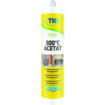 TEKASIL 300°C ACETAT SILICONE ALTA TEMP. ROSSO (TKK)