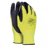 GUANTI NYLON RIVESTITO IN MICROFOAM LATEX - GIALLO AV SPALM T/10 (ISSA)