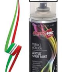SMALTO SPRAY ACRIL. MULTI 400 ML  TRASPARENTE OPACO "AMBRO-SOL"