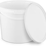 AREA51 - Contenitore bianco vuoto in plastica Lt. 5