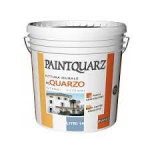 PAINTQUARZ Rivestimento murale al quarzo per interni ed esterni BIANCO Lt. 2,5