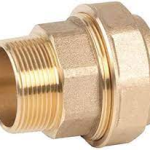 RACCORDO DRITTO OTTONE X POLIET. M 1 1/4 40