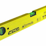 LIVELLO ALLUMINIO GIALLO 2FIALE CM. 60  (METRICA)