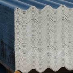 LASTRA IN FIBROCEMENTO SP. MM.6,5 P.V.A. A 7 ONDE M. 1,52X1,054 (LANDINI)