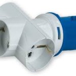 ADATTATORE TRIPLO SPINA INDUSTRIALE - 3PRESE 16A 230V IP20