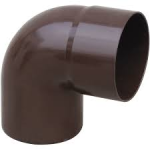 CURVA PVC MARRONE MM.80 A 87