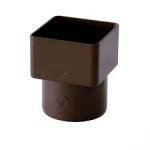 PASSAGGIO QUADRO TONDO 0  80X80-80 MARRONE