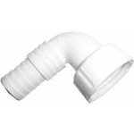 CURVETTA X SIFONE LAVATRICE PP 1" BIANCA