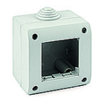 "EASY" CONTENITORE DA PARETE PER 2 APPARECCHI (EC)