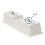 BASE A PAVIMENTO ECO 420MM CHIUSA