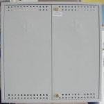 SPORTELLO CONTATORE ACQUA ZINCATO CM.80X80 DUE ANTE "SMONTABILI"