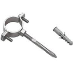 COLLARE PESANTE ZINCATO C/TASSELLO E VITE 1"1/2    (2PZ.)