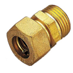 Raccordo Rame O.R. Dritto Maschio 10 x 3/8