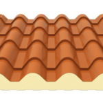 LASTRA FINTO COPPO COIBENTATO ISODOMUS CLASSIC MM.30     ML. 3,50 (ISOPAN)