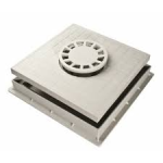 Chiusino con sifone centrale cm. 40x40