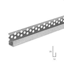 BARRA PARABORDO A C ZINCATO 25X12,5 DA ML. 3,00