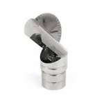 TESTA GIREVOLE TIPO GALLO ZINCATO D. 200