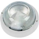 PLAFONIERA ROTONDA E27 BIANCA