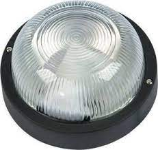 PLAFONIERA ROTONDA E27 NERA