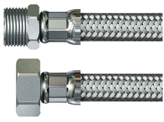 FLESSIBILE INOX MF 1/2X3/8       CM.60