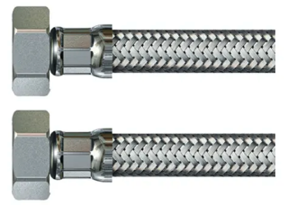 FLESSIBILE INOX FF 1/2X1/2       CM.25