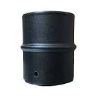 MANICOTTO NERO M/M nipples PER TUBO STUFA 150 (SAVE)