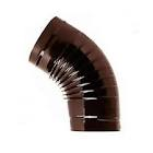 CURVA APERTA MARRONE PER STUFA  MM.120 (SAVE)