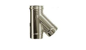 RACCORDO A V 135° (Y) ACCIAIO INOX 180