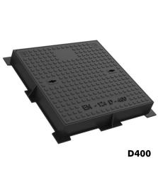 CHIUSINO IN GHISA CLASSE D400  CM.50X50 ESTERNO