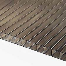 POLICARBONATO  ALVEOLARE BRONZO MM.6 LASTRA 2,10 X 6,00