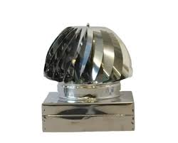 ASPIRATORE EOLICO QUADRO INOX 32x32