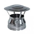 CAPPELLO CINESE  DOPPIA PARETE 100/120 INOX-INOX