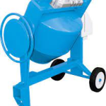 BETONIERA 350LITRI CON RIDUTTORE DI RIBALTAMENTO (OFFICINE POLIERI)