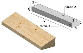 TAGLIO LONGITUDINALE INCLINATO SU TRAVI ABETE LAMELLARI