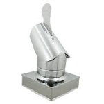 TESTA GIREVOLE TIPO GALLO ZINCATA BASE QUADRATA 42X42