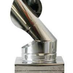 TESTA GIREVOLE GALLO INOX BASE QUADRATA 42X42