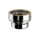 ADATTATORE MONO DOPPIA PARETE 100/120 INOX-INOX