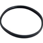 GUARNIZIONE SILICONICA NERA D.100