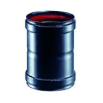 MANICOTTO NERO F/F PER TUBO STUFA 130 (SAVE)
