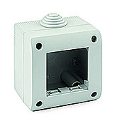 "EASY" CONTENITORE DA PARETE PER 2 APPARECCHI (EC)