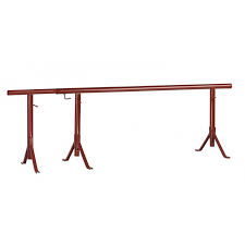 CAVALLETTO DA INTONACHINO ESTENSIBILE VERNICIATO ROSSO