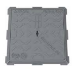 CHIUSINO IN GHISA CLASSE C250  CM.40X40 ESTERNO