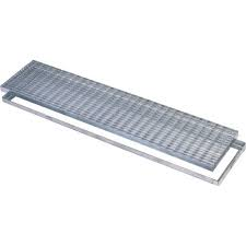 GRIGLIA ZINCATA CON TELAIO IN FERRO CM.40X100