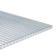 POLICARBONATO  ALVEOLARE TRASPARENTE MM.6 - LASTRA DA M. 2,10 X 3,00