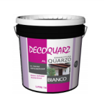 D-QUARZ DECOQUARZ Idropittura al quarzo BIANCO Lt. 4