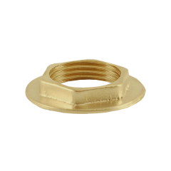 Controdado flangiato 3/4" ottone giallo