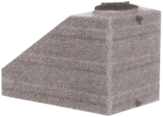 SS500 - SERBATOIO SOTTOSCALA GRIGIO 500 LT (SIMPOL)