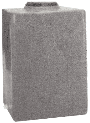 RA500 - SERBATOIO RETTANGOLARE ALTO GRIGIO 500 LT (SIMPOL)